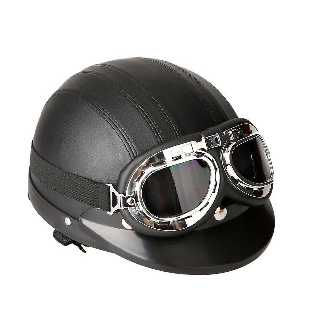 Visière universelle 3 Snap rétro pour casque de moto, coupe