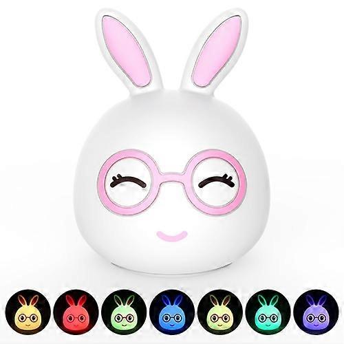 Happy Rabbit Creative Touch 3D LED Decorative Night Light, AAA Battery Version