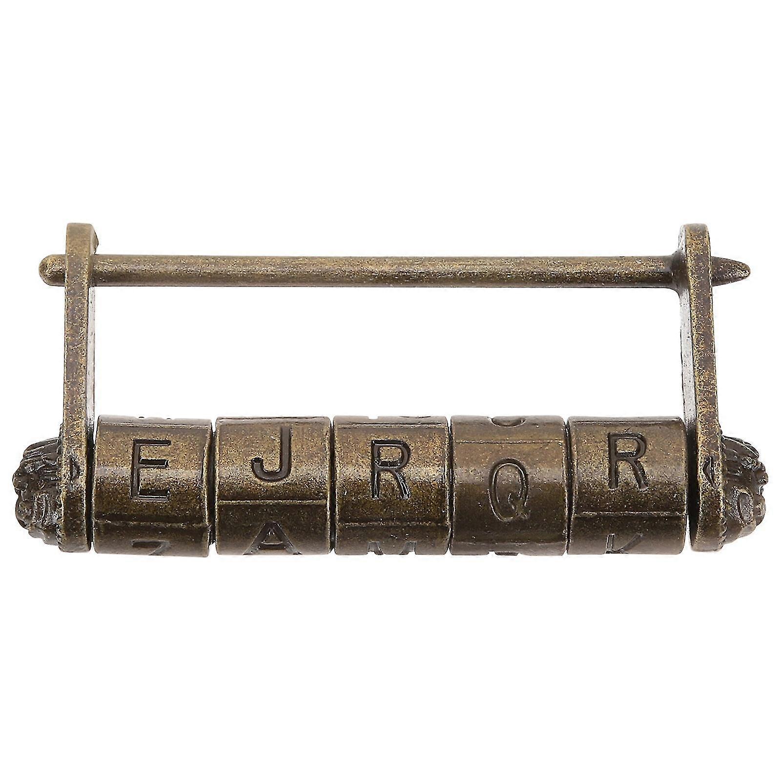 סינית מסורתית מנעול סיסמה וינטאג 'נעילת מילים נעילת מילים עתיקה לקישוט