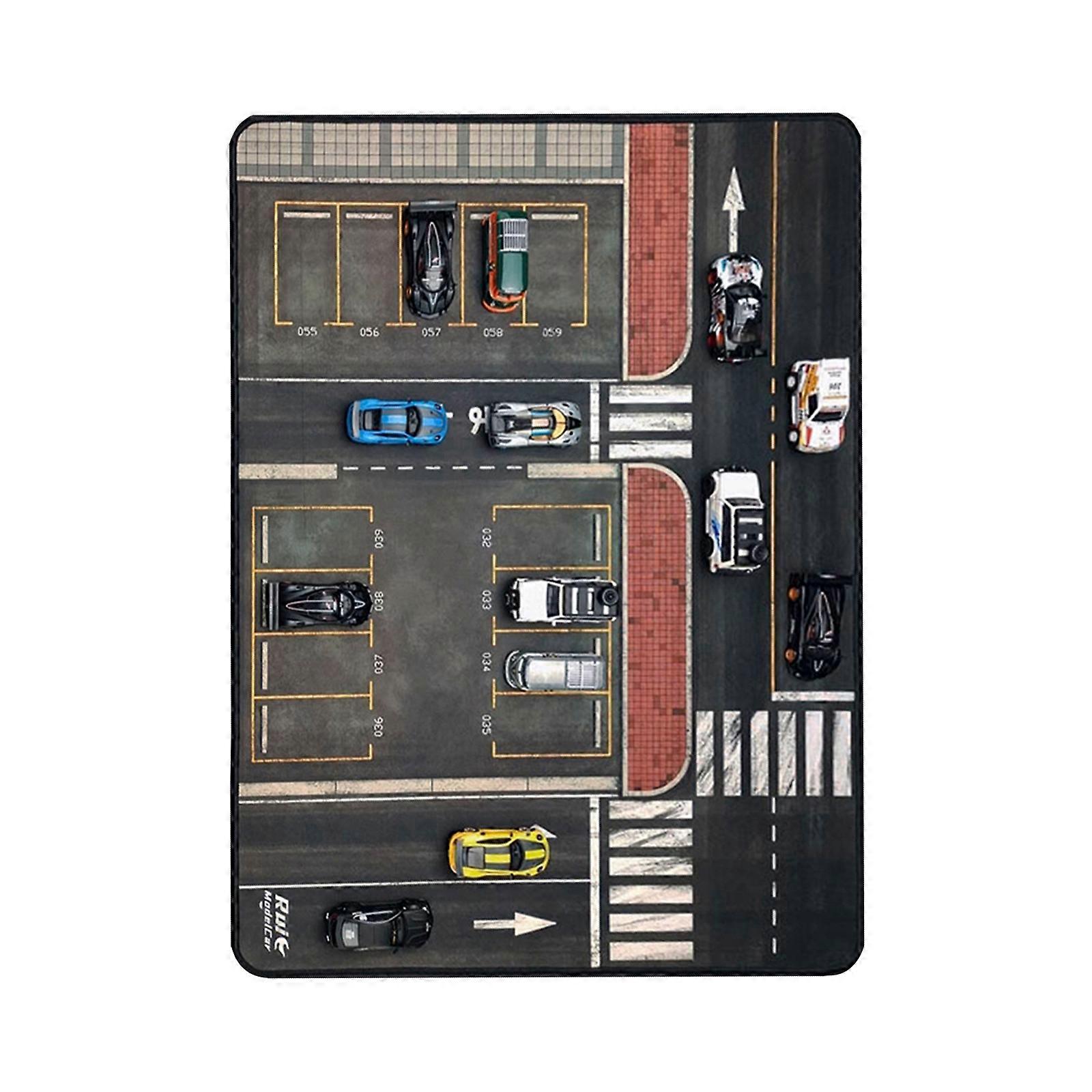 1/64 Rubber Parking Lot Mouse Pad Mat Model Car Vehicle Scene Display ...