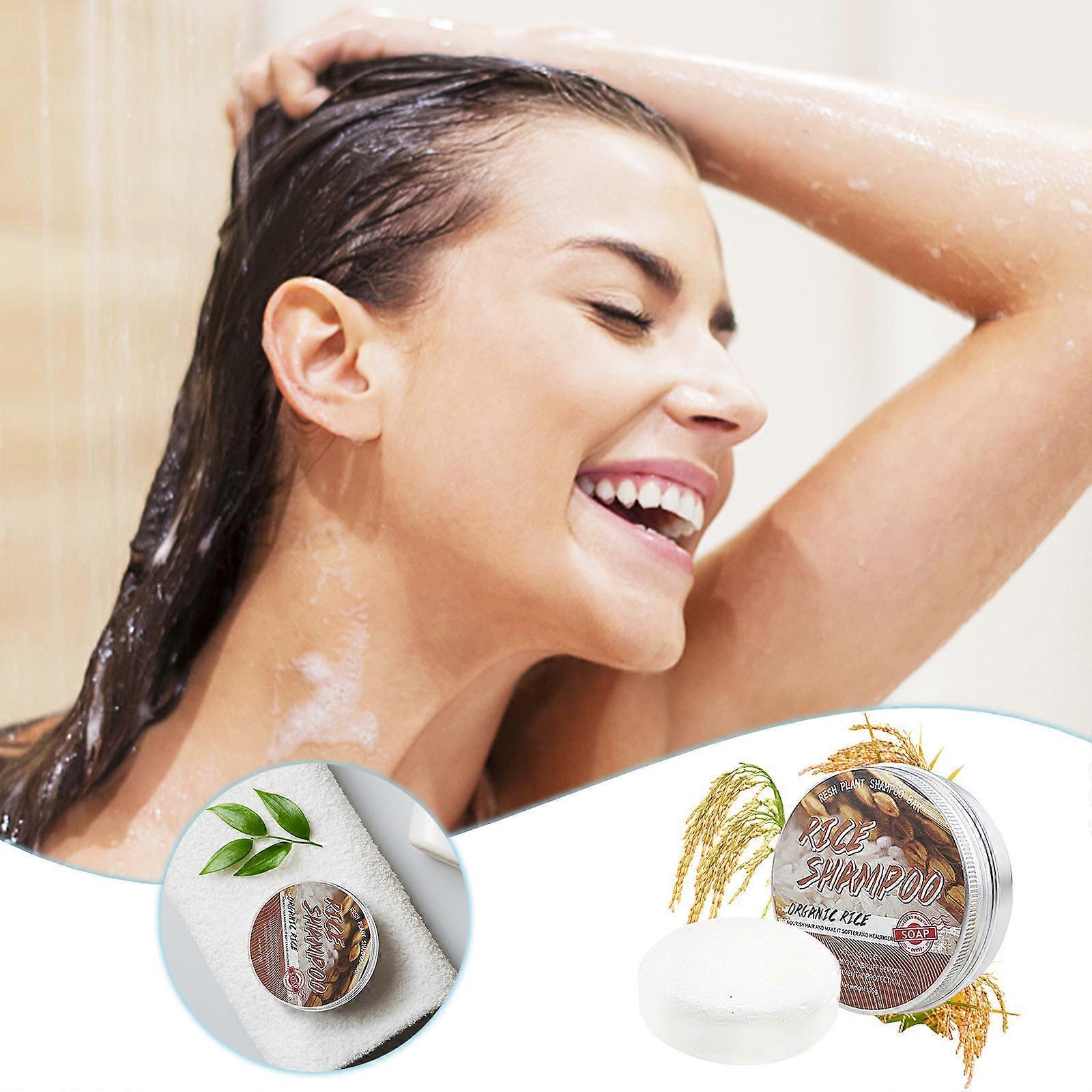 Rice Water Shampoo Shampoo Cake Rice Shampoo Soap