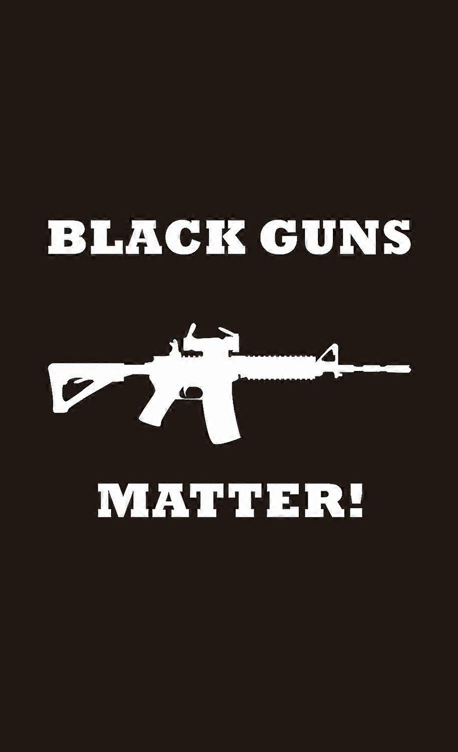 90*150cm black guns matter flag