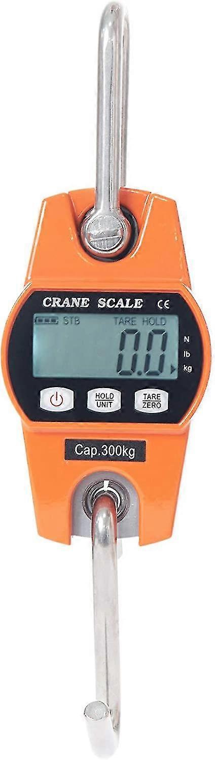 Electronic Scale 300kg Hanging Hook Scale Lcd Dynamometer Industrial Hook Scale Weight Scale 300kg/600lbs