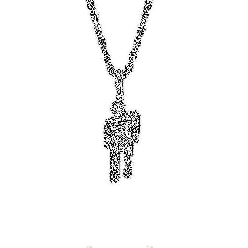 Billie Eilish Women Necklaces - Silver Pendant Charms For Billie Eilish Fans