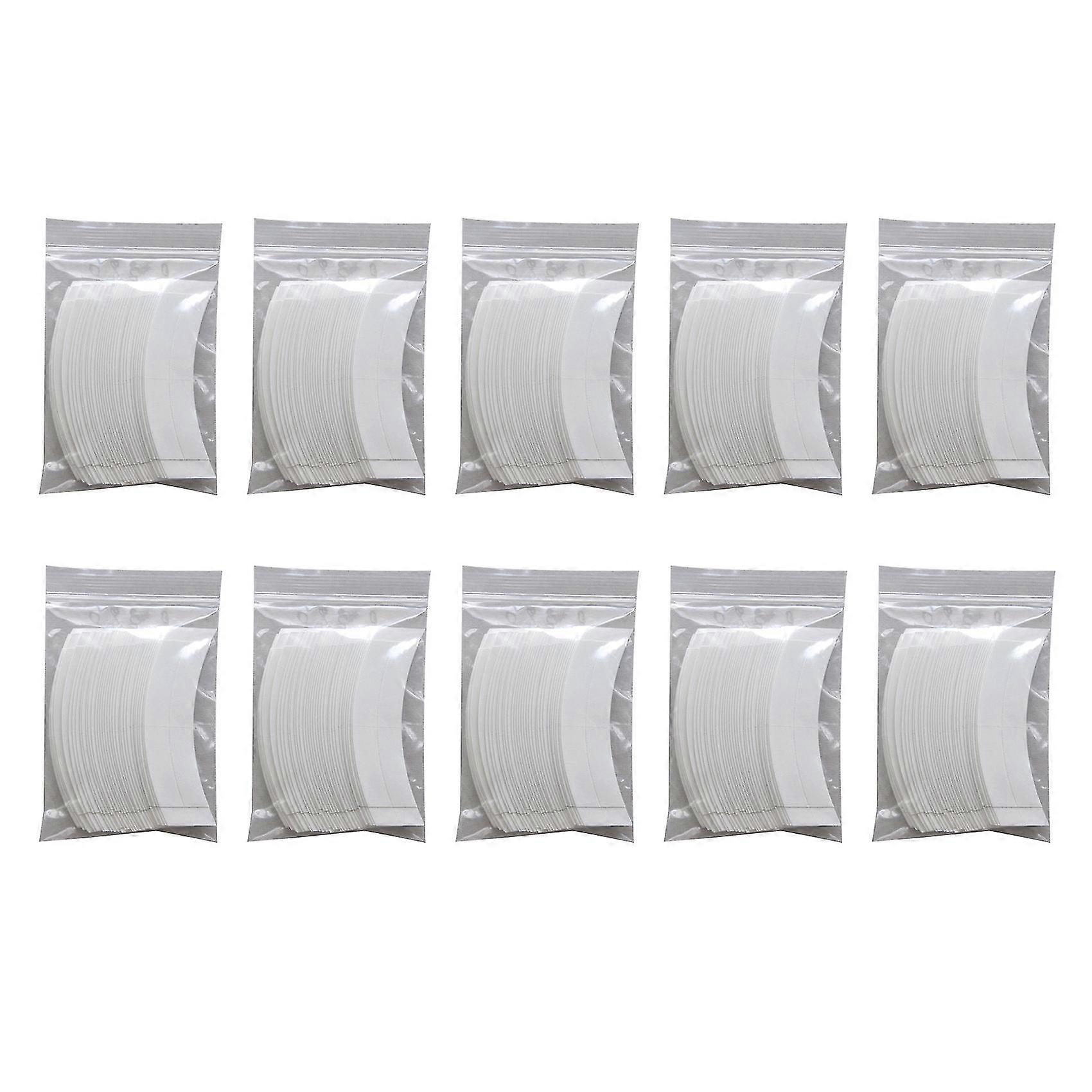 360pcs/lot Strong Fixed Hair Double Tape Slitting Line System Extended Adhesive Tape Waterproof For