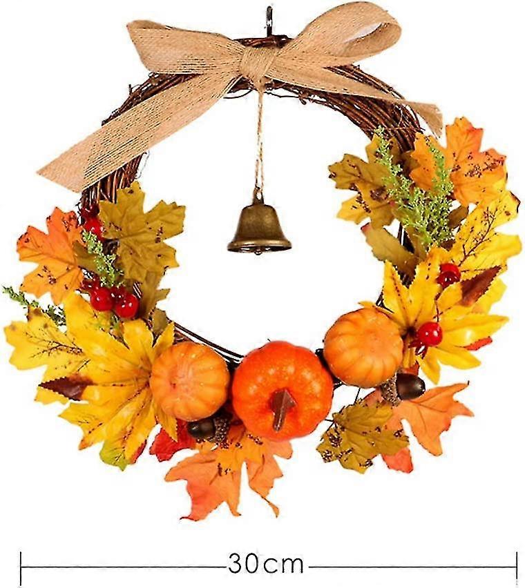 artificial maple leaf garland rattan berry leaf wreath ornaments