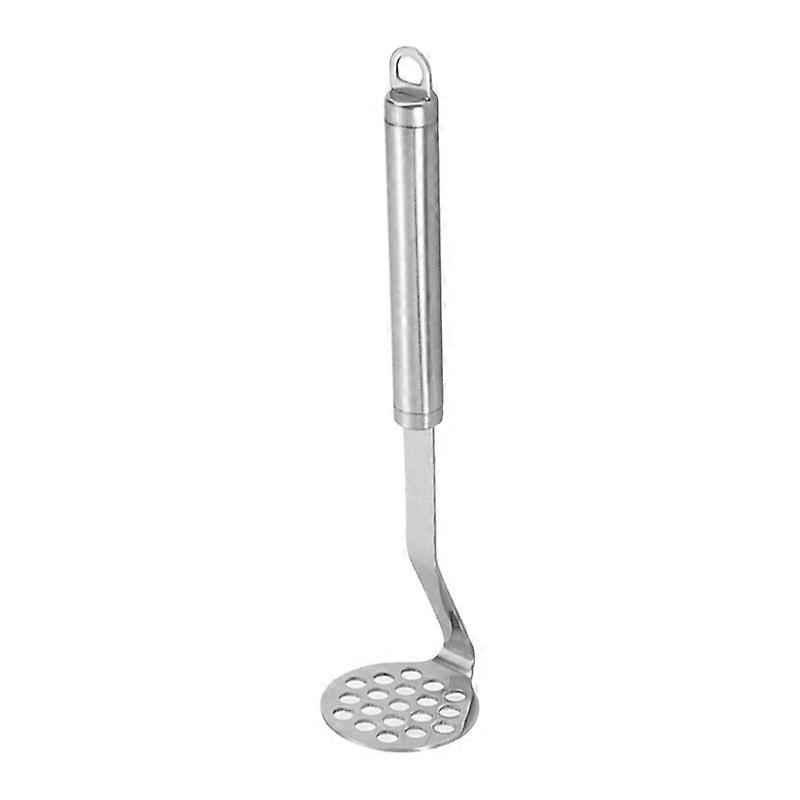 Potato Pusher Ergonomic Handle Comfortable to Grip Stainless Steel Labor-saving Vegetables Heavy Duty Crusher Kitchen Supplies