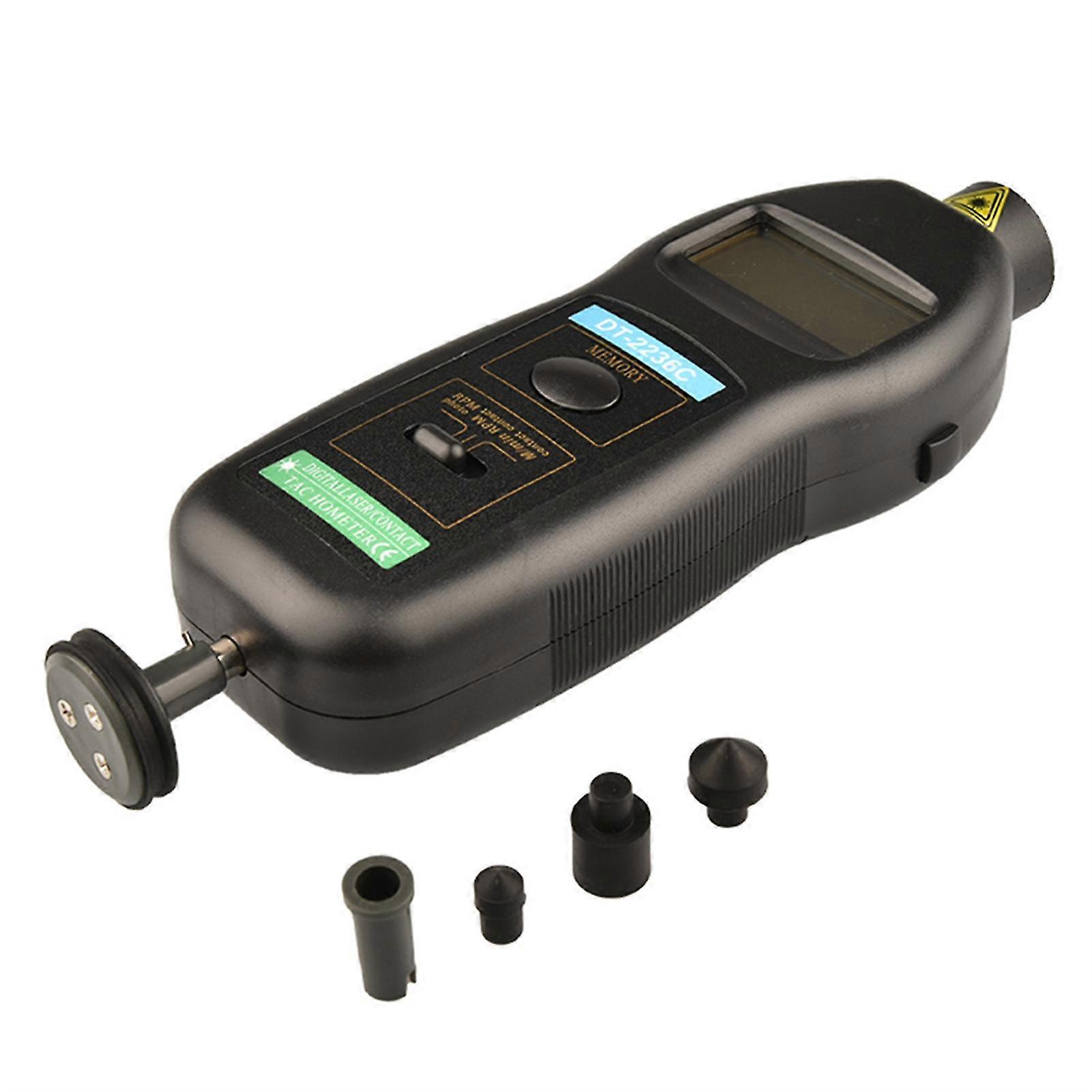 Dt2236c Digital Tachometer 2-in-1 Dual-purpose Contact Non-contact Speed Detector Meter Auto Ranging 2.5-99999rpm