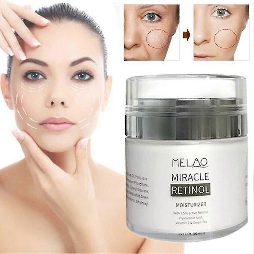 Retinol Moisturizer Cream Anti Aging Wrinkle Face Cream Vitamin E Hyaluronic Acid Cream