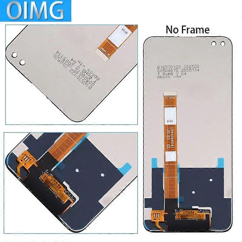 For OPPO Realme 6 Pro LCD Display with Frame Touch Screen Digitizer Assembly, Replacement Parts,RMX2061, RMX2063
