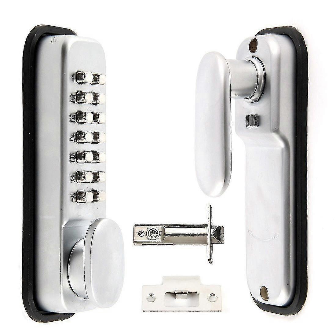 Digital Push Button Door Lock Key Pad Code Combination Access Mechanical Keyless-dt