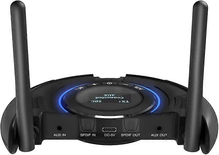 Bluetooth-Adapter OLED-Digitalanzeige CSR8675 Glasfaser-Senderempfänger