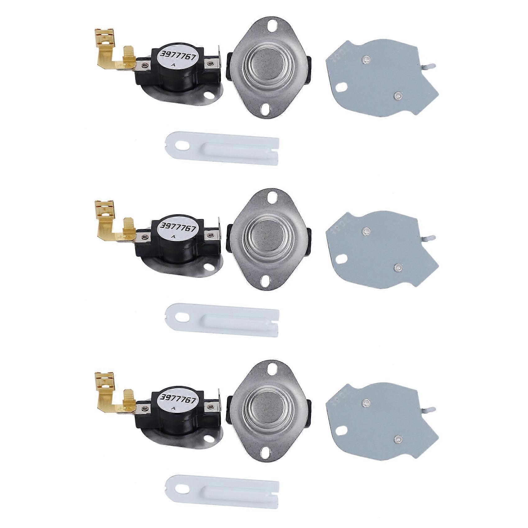 12x Dryer Replacement Kit 3387134 High-Limit Thermostat 3392519 Dryer Thermal Fuse 3977393 Thermal