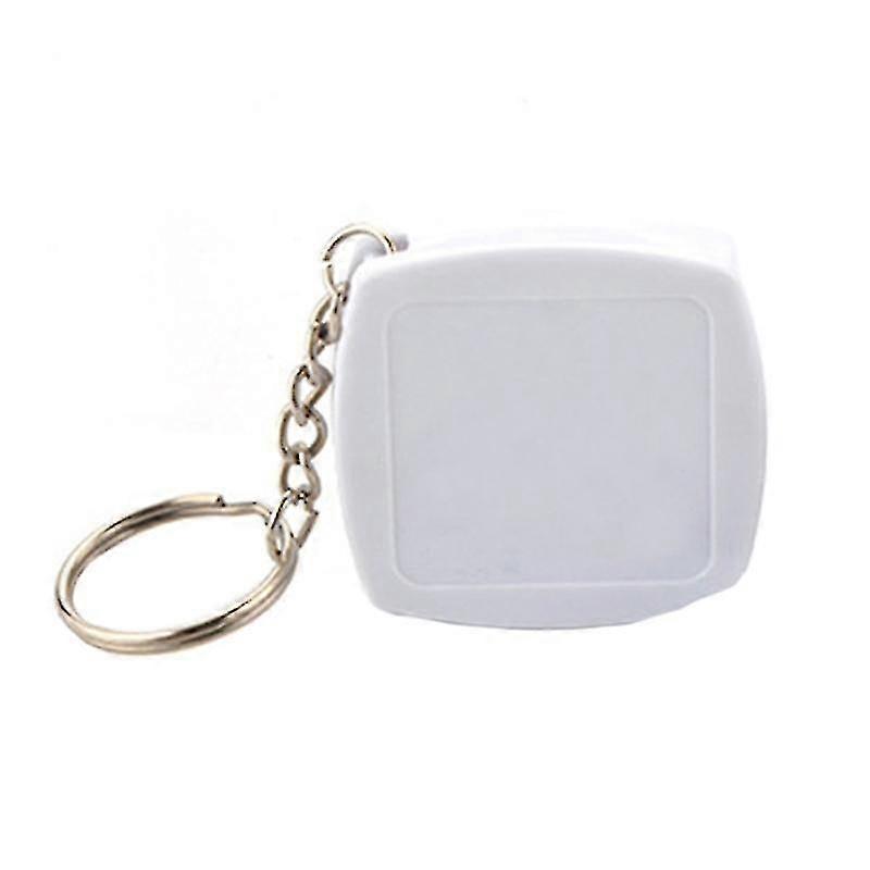 2m Ruler Metal Tape Measure Keychain Portable Gauging Tools Retractable Ruler