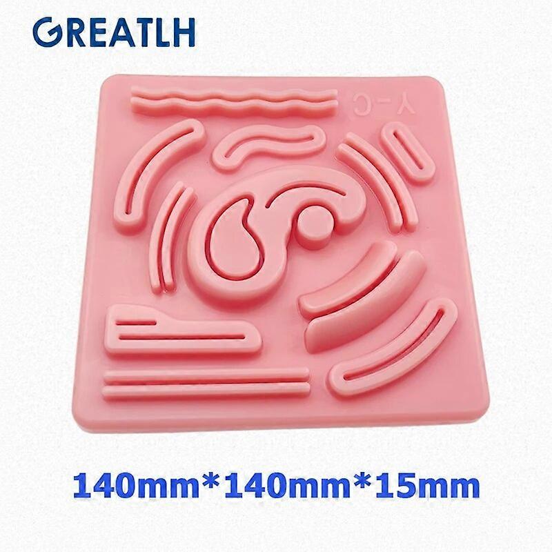 Skin Suture Training Model Laparoscopic Simulation Reusable Silicone 3D Sewing Module for Suture Training to Medical Student