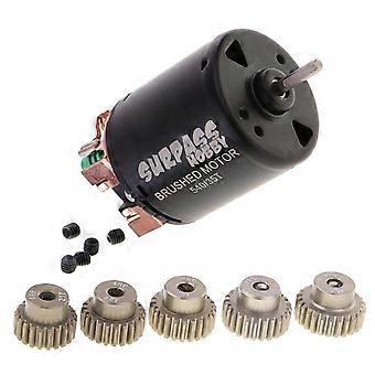 540 35T Geborstelde Motor + 48DP 3.175mm 21T-25T Rondsel Motor Tandwielen voor 1/10 RC Auto 4WD D90 SCX10 Axiaal