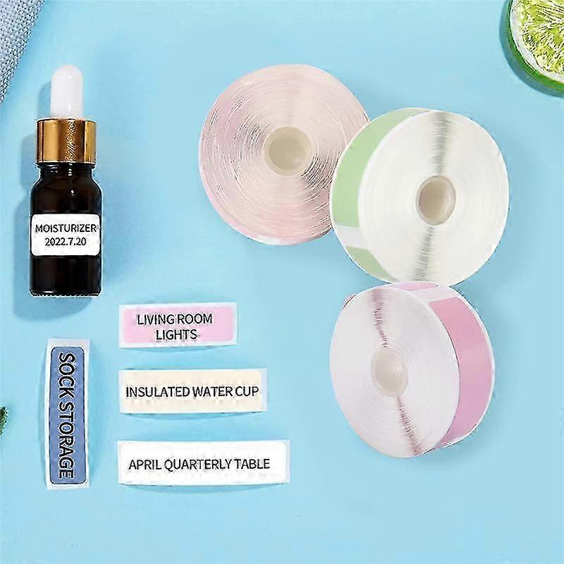 D11 D110 D101 6Rolls Label Print Paper Waterproof Anti-Oil Tear-Resistant Price Label Scratch-Resi