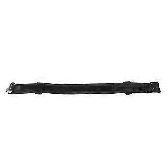 Dog Training Collar Adjustable Nylon Webbing Neck Protection for Medium Large Dogs Black