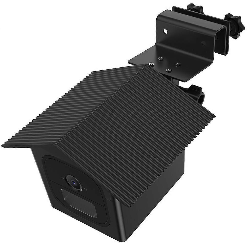 Gutter Mount with Weatherproof Protective Case for Arlo GO Camera,Outdoor Adjustable Metal Holder Bracket with Camera Cover Case