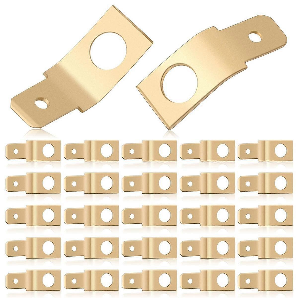 Non-Insulated Solderless Disconnect Adapter, 1/4 Inch Male Tab,Quick Disconnect Connector, Electrical Terminal Kit 25pcs