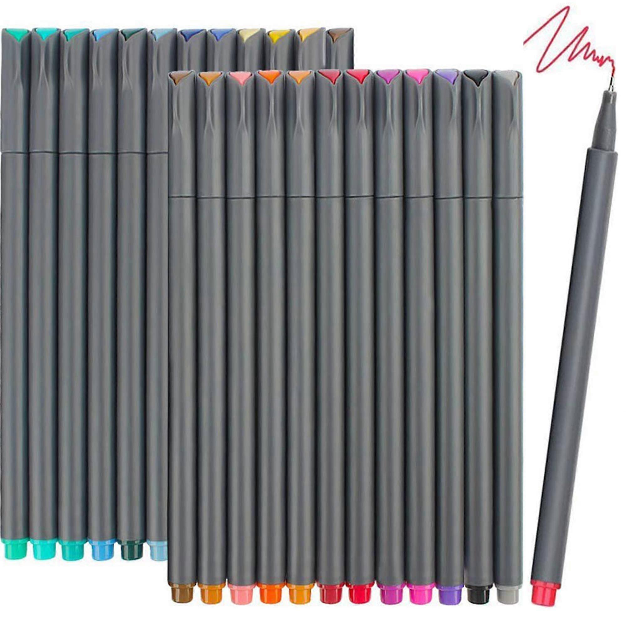 Fineliner Pens 24pcs for Journaling Note Taking Writing Drawing