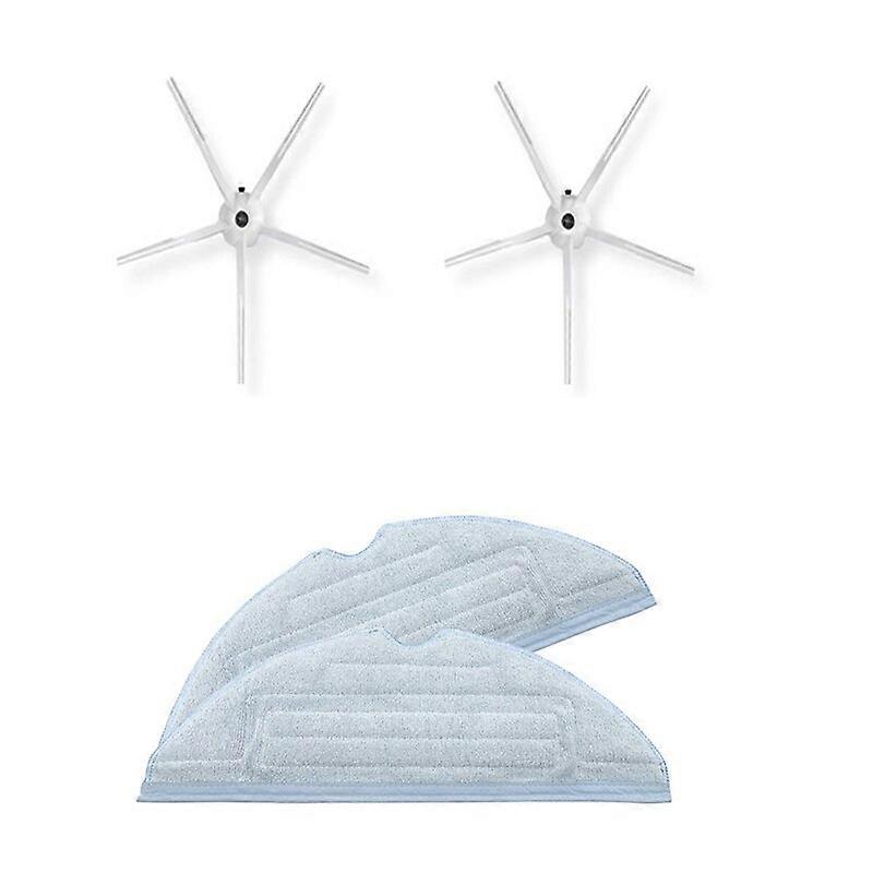 Convient pour Xiaomi Roborock S7 Series, T7 et T7 Plus Robot Aspirateur Accessoires Side Brush Cleaning Cloth