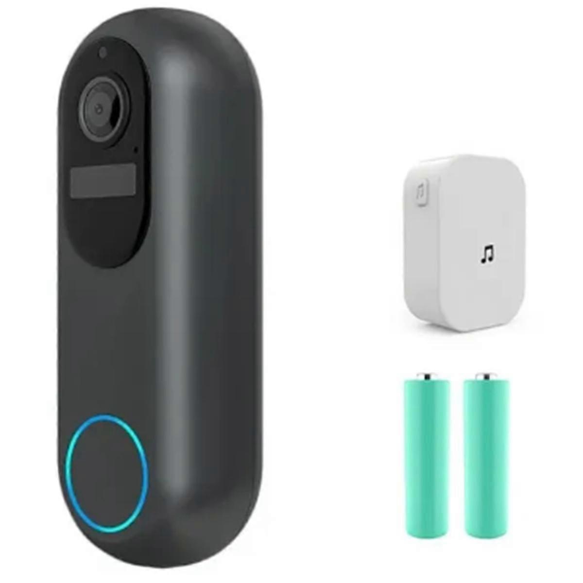 1080P Tuya Smart Video Doorbell WIFI Trådløs dørklokke Vanntett nattsyn Smart Home Video Intercom kamera EU Plug