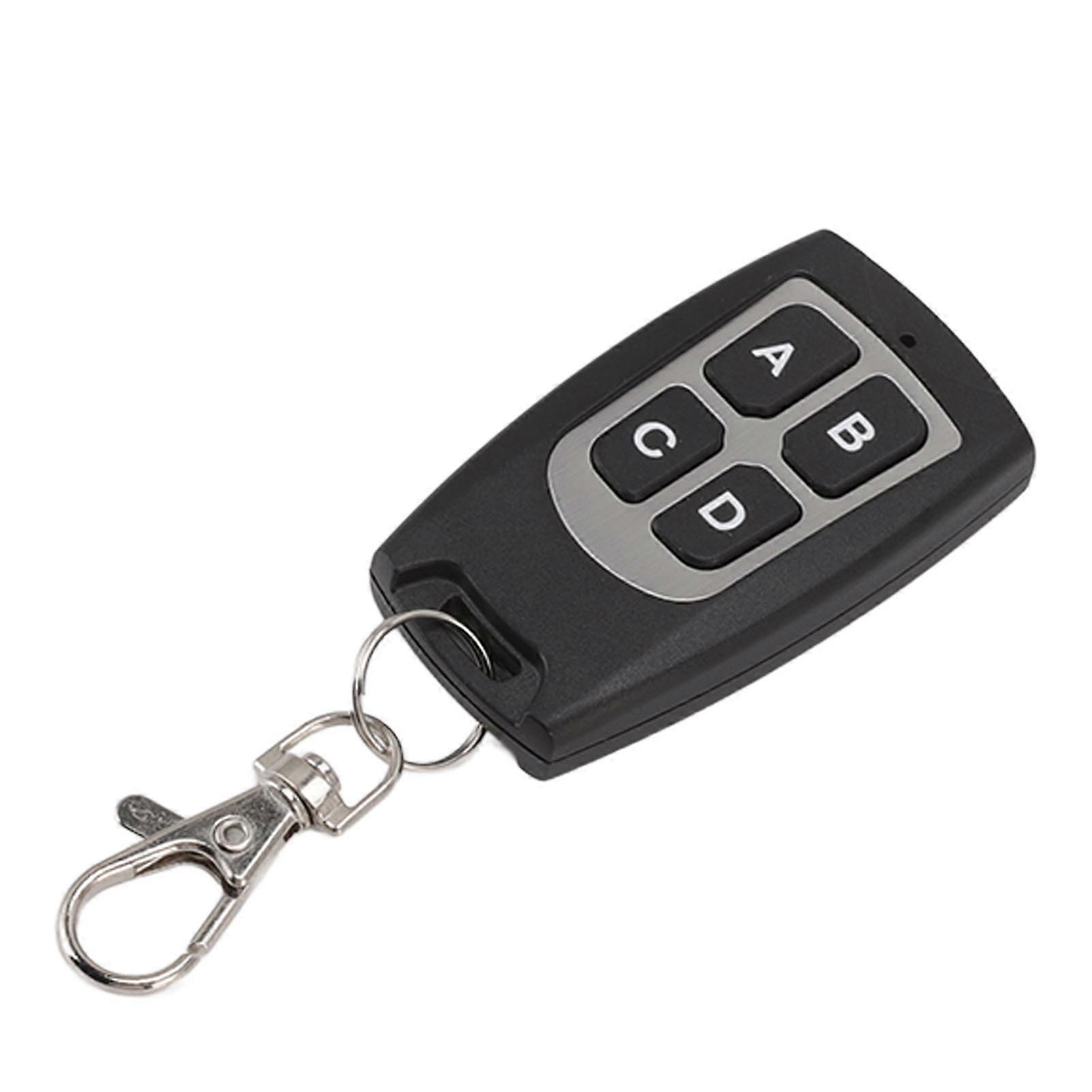 433Mhz Ultrathin Waterproof Remote Control Switch 4 Button Wireless Key Chain Remote