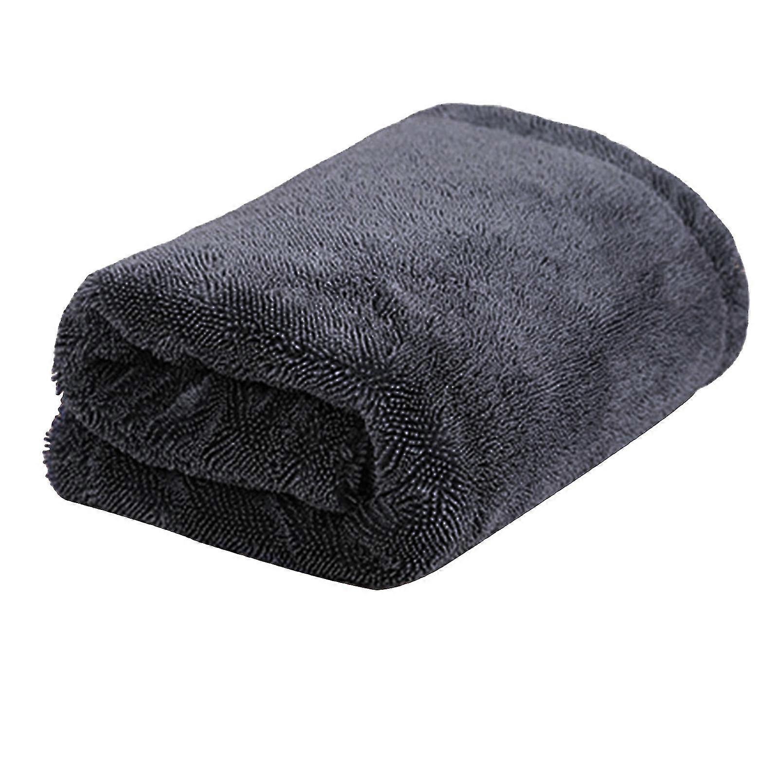 Polishing Microfiber Cloth Strong Absorption Durable Double Side Solid Car Towel