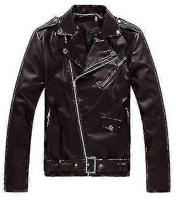 Classic Men's Leather Biker Jacket