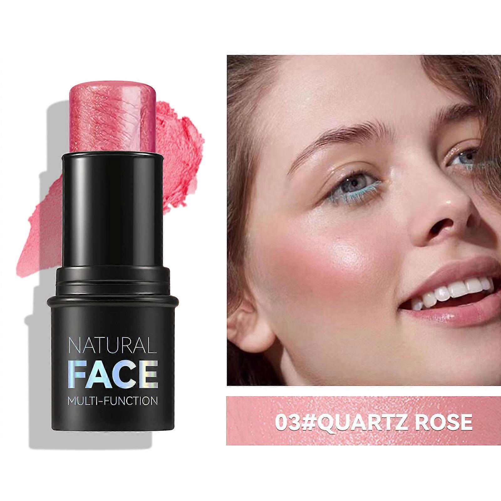 Cream Contour Pencil with Highlighter, Waterproof Makeup Stick for Cheeks and Lips Cream Blush Stick
