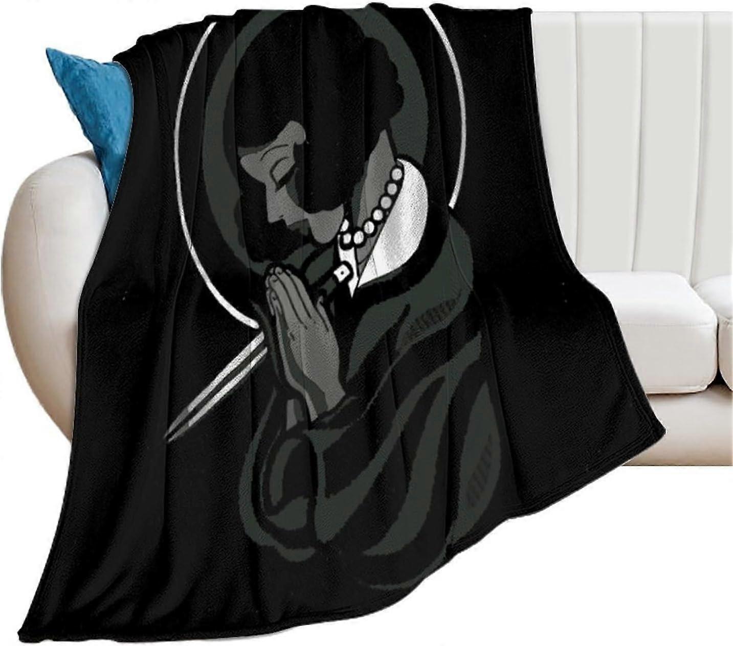 O cobertor Menzingers cobertor de lã macio, leve e quente adequado para sofá quarto cama decoração de acampamento