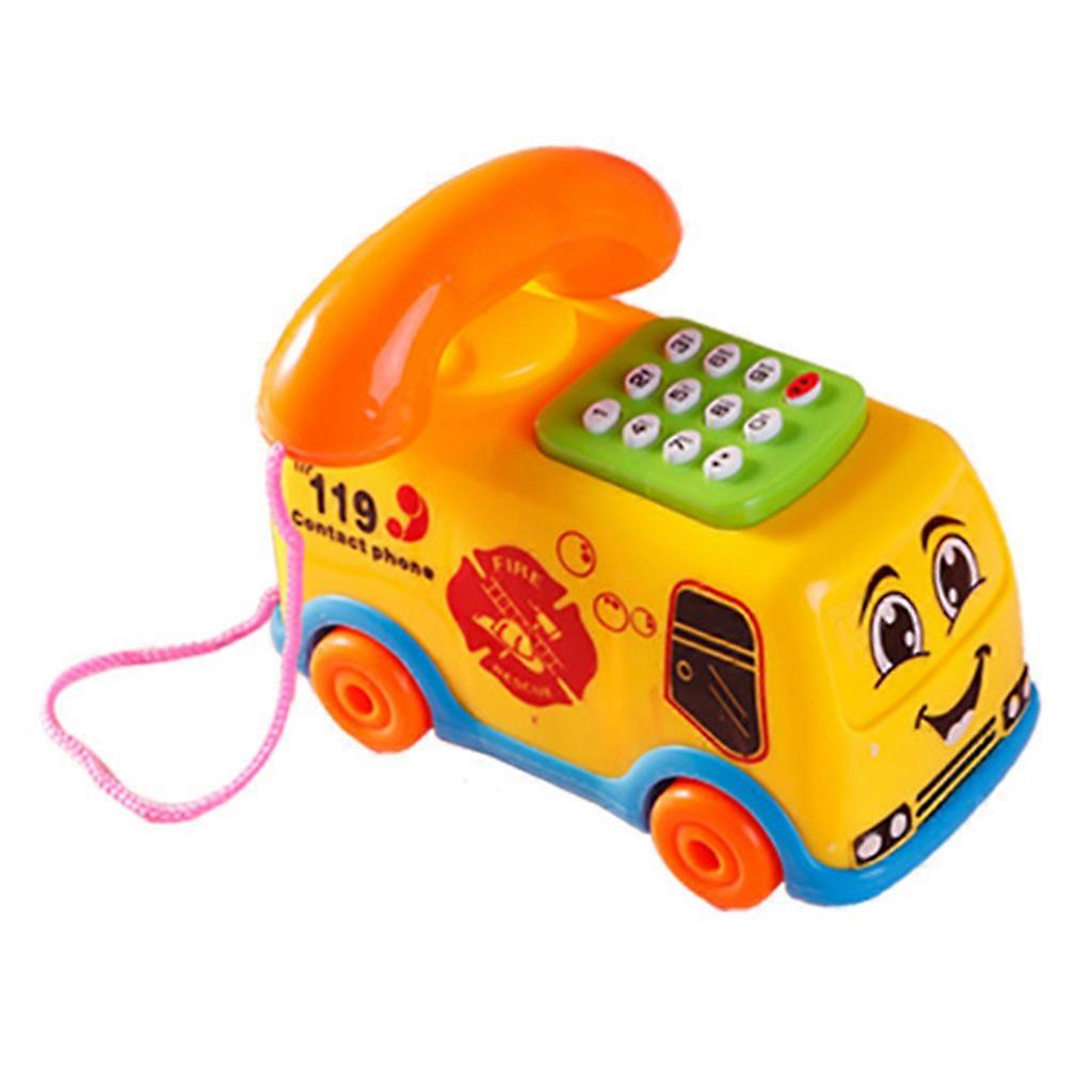 Kids Multifuction Improve Intellgence Realistic Call Telephone Toy for Baby