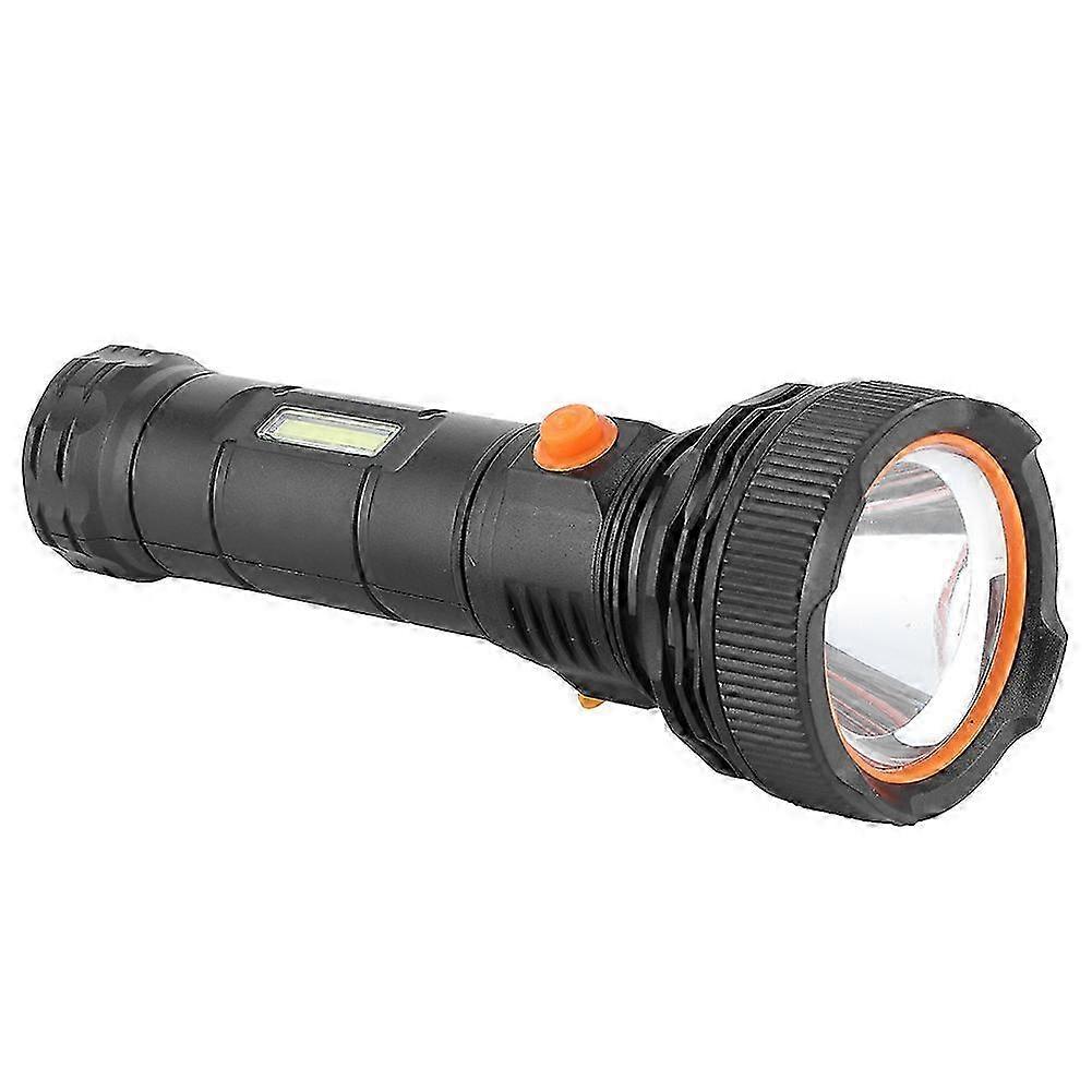 Portable Super Bright Waterproof Flashlight with USB Charging and Multi-Function Features