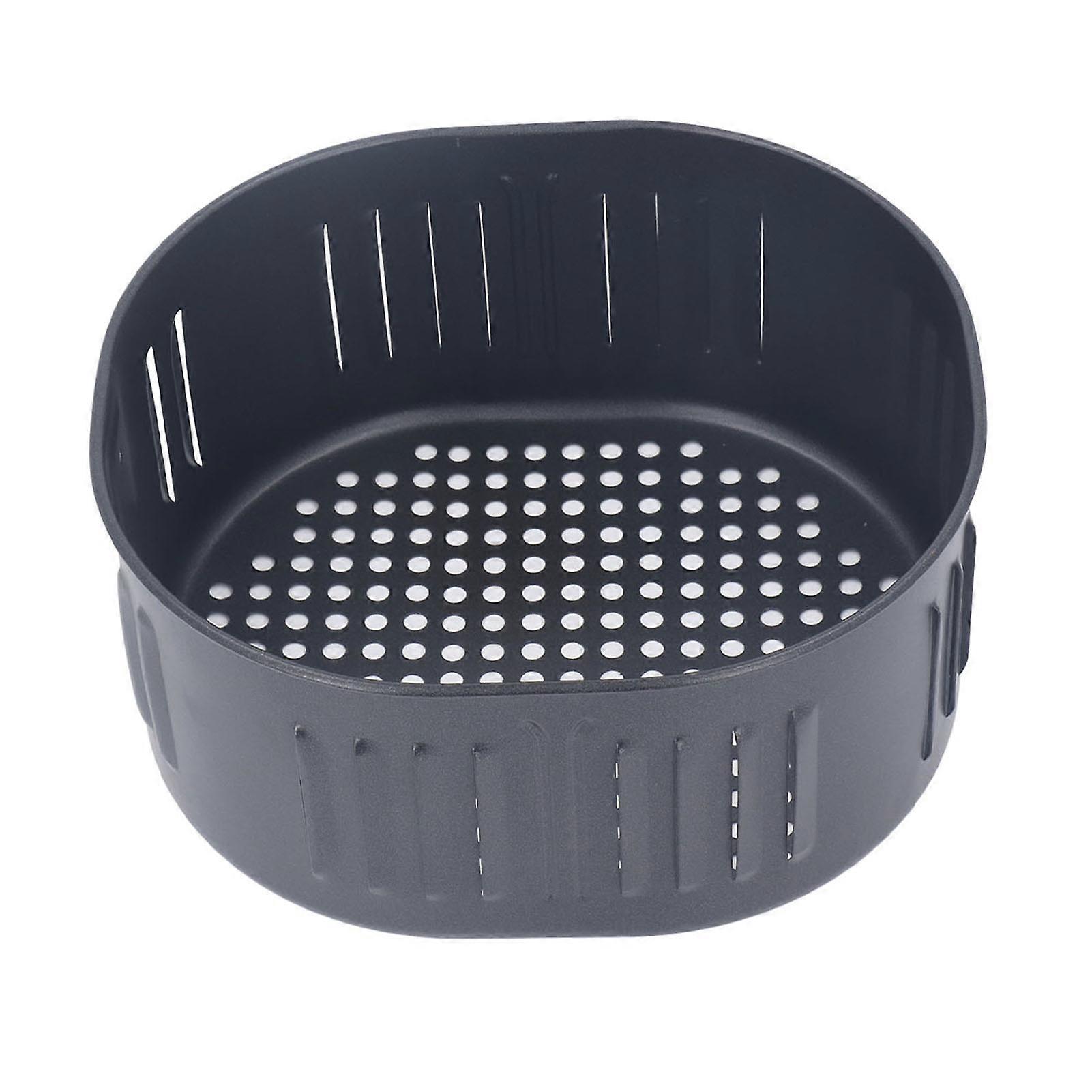 סלסלת החלפת טיגון שחור נירוסטה אנטי סטיק 5.5 ליטר שמן ניקוז סלסילת טיגון לאפייה