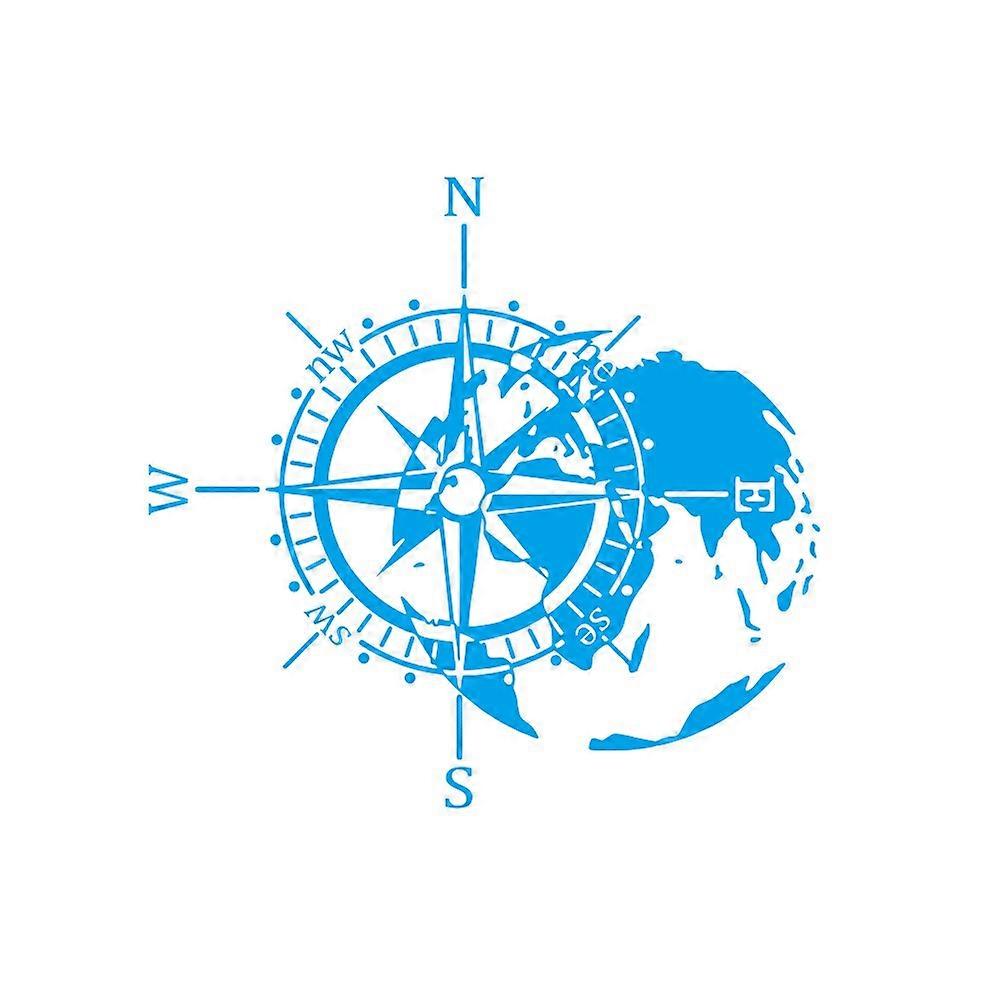Mountain adventurers compass car sticker map graphics camper rv caravan Wrangler hood vinyl decals TJ LJ JK door accessories