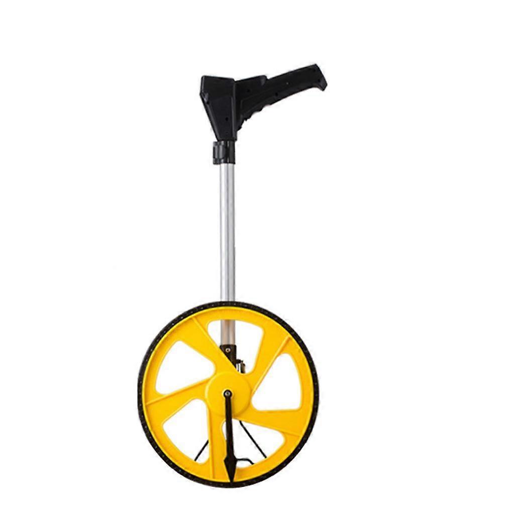 0~99999.9m Mini Accurate Measure Distance Wheel Measuring Tape Meter Trundle Walking Surveyor Land with Telescopic Handle