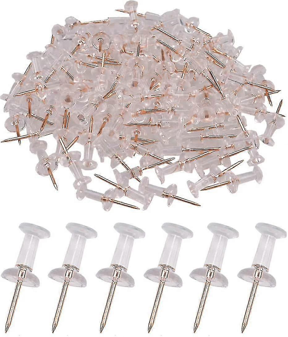 Push Pins Thumbtacks Needle Plastic Head Thumb Tacks For Cork Notice Bulletin Board Map Mark Wall(300pcs) -t