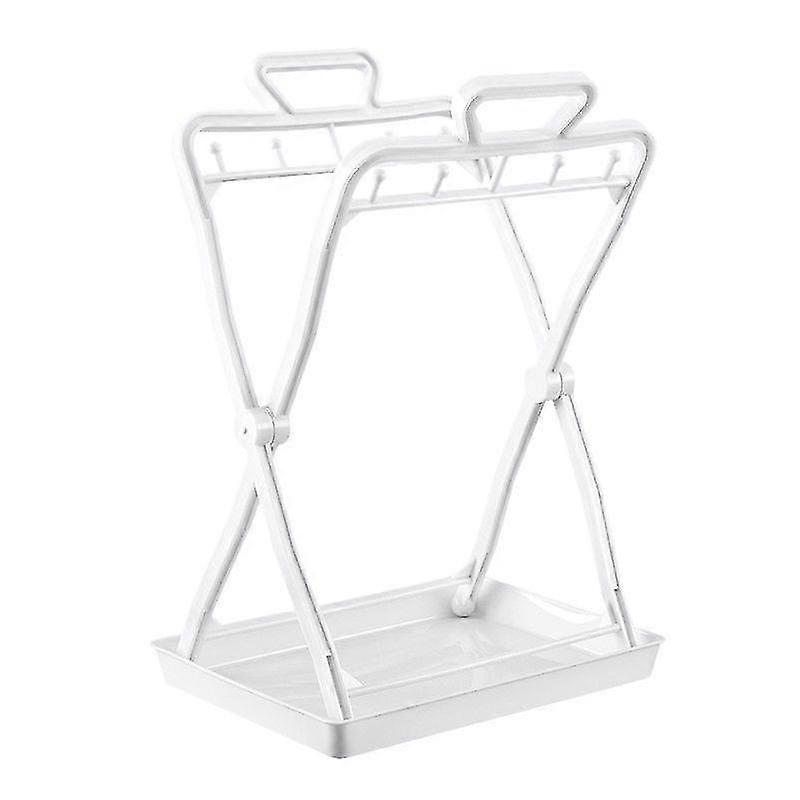 Garbage Rack Folding Garbage Rack With Tray Garbage Bag Hanger Portable Garbage Bag Storage Rack