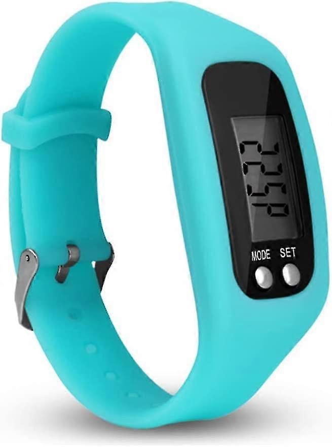 Pedometer Watch With Lcd Display, Simple Operation Walking Fitness Tracker Wrist, Simple Walking Fitness Pedometer Watch