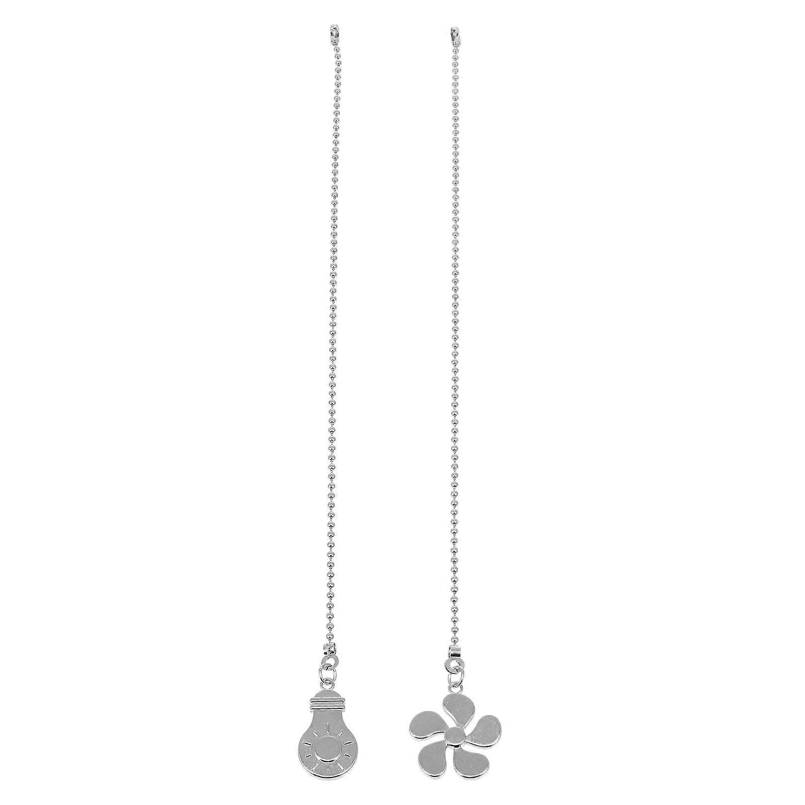 2pcs Ceiling Light Pull Chain Ceiling Fan Chain Extension Chandelier Chain Pendant