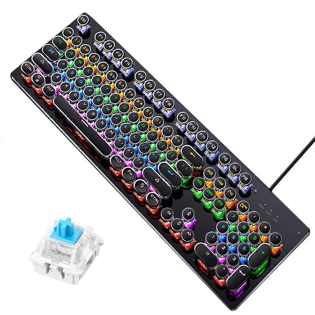 104 Keys Backlit Ergonomic USB Wired keypad For Laptop PC Games Wired Keyboard