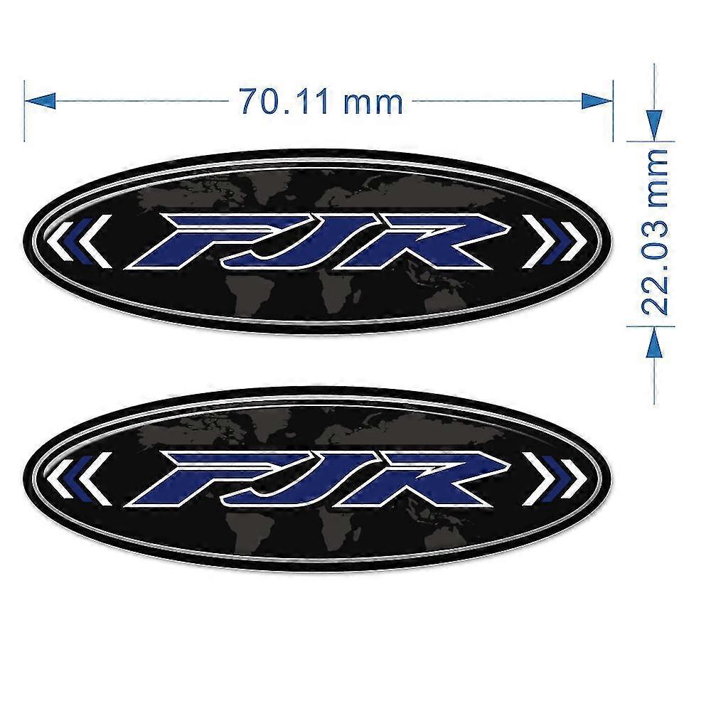 Για Yamaha Fjr1300 FJR 1300 Προστατευτικό Τακάκι Ρεζερβουάρ Λογότυπο Λογότυπο Πορτμπαγκάζ Θήκες αλουμινίου Αυτοκόλλητα 2016 2018 2017 2019 2020 2021