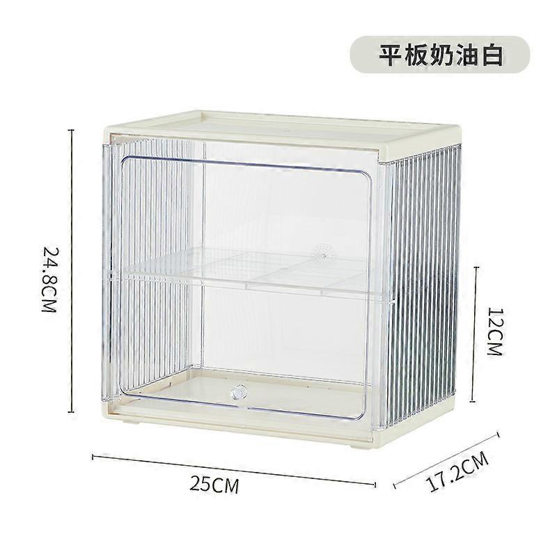 Bread Box for Kitchen Countertop Clear Double Layered Bread Container for Freshness Plastic Bread Box