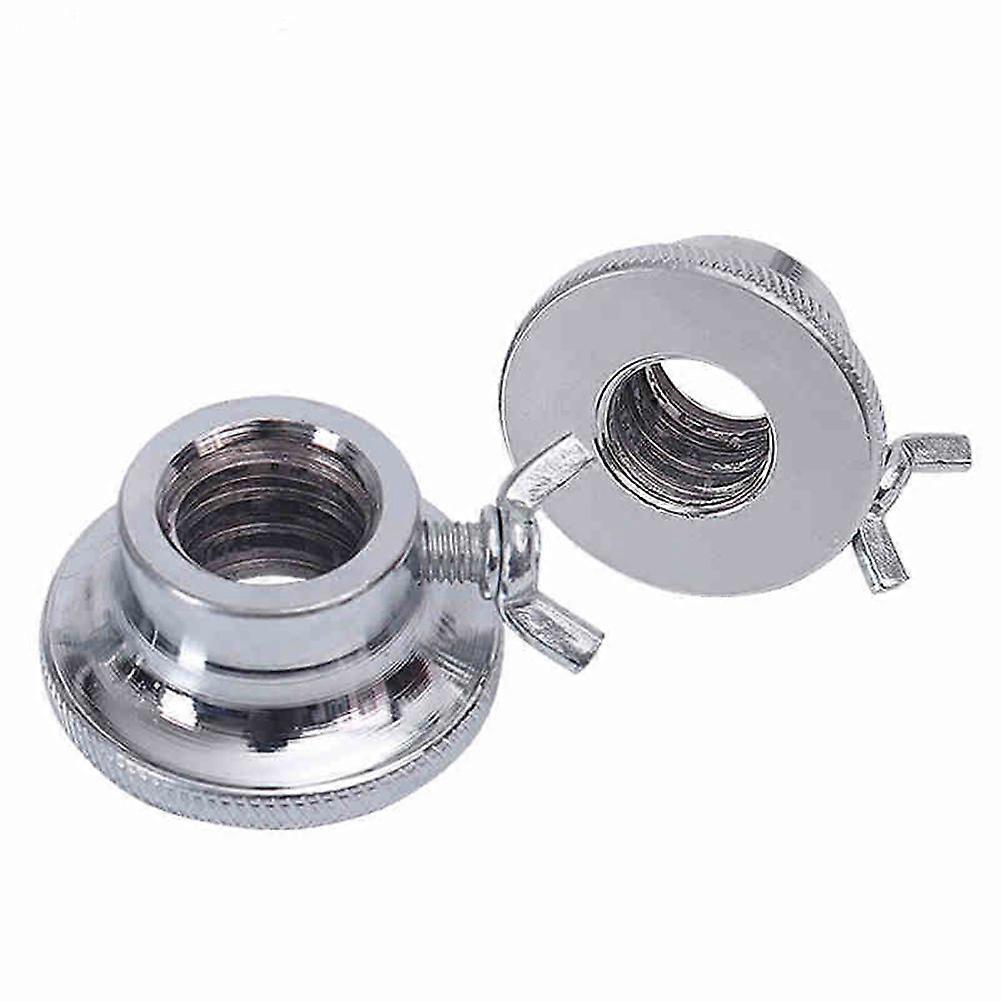 2 PCS Dumble Bells Dumbell Nut Spinlock Weights Barbell Bar Clamps Hex Screw Cap Dumbbell Spinlock Collars