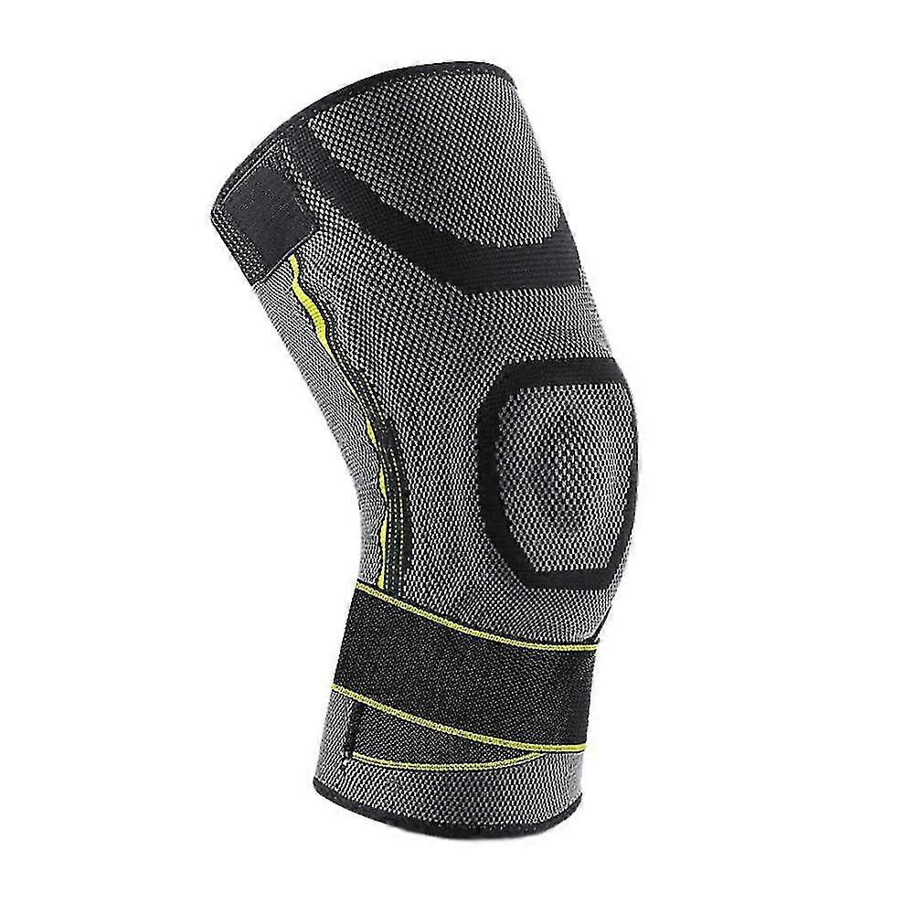 2 Pcs Knee Brace,soft Knee Support,breathable Mesh And Comfortable Fit Designed For Yoga,pilates,aerobics And More Low-impact Exercises(yellow -m Code