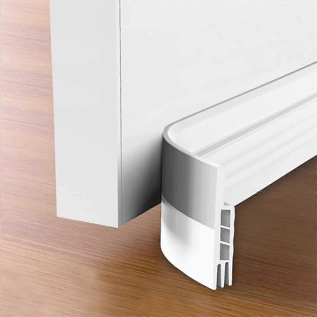 Twin Door Draft Stoppers,2 Pack Draft Blocker For Bottom Of Door Guard Noise Light Odor Reduction Windshield Energy Saving Under Door Seal