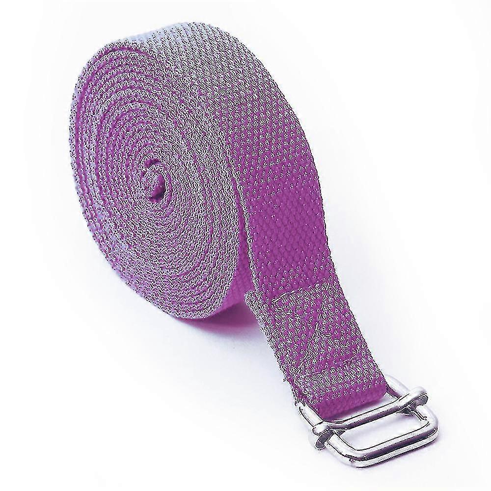 Yoga Band -tool For Flexibility | Exercises | Yoga Belt Strap With Adjustable Metal Sliding Buckle