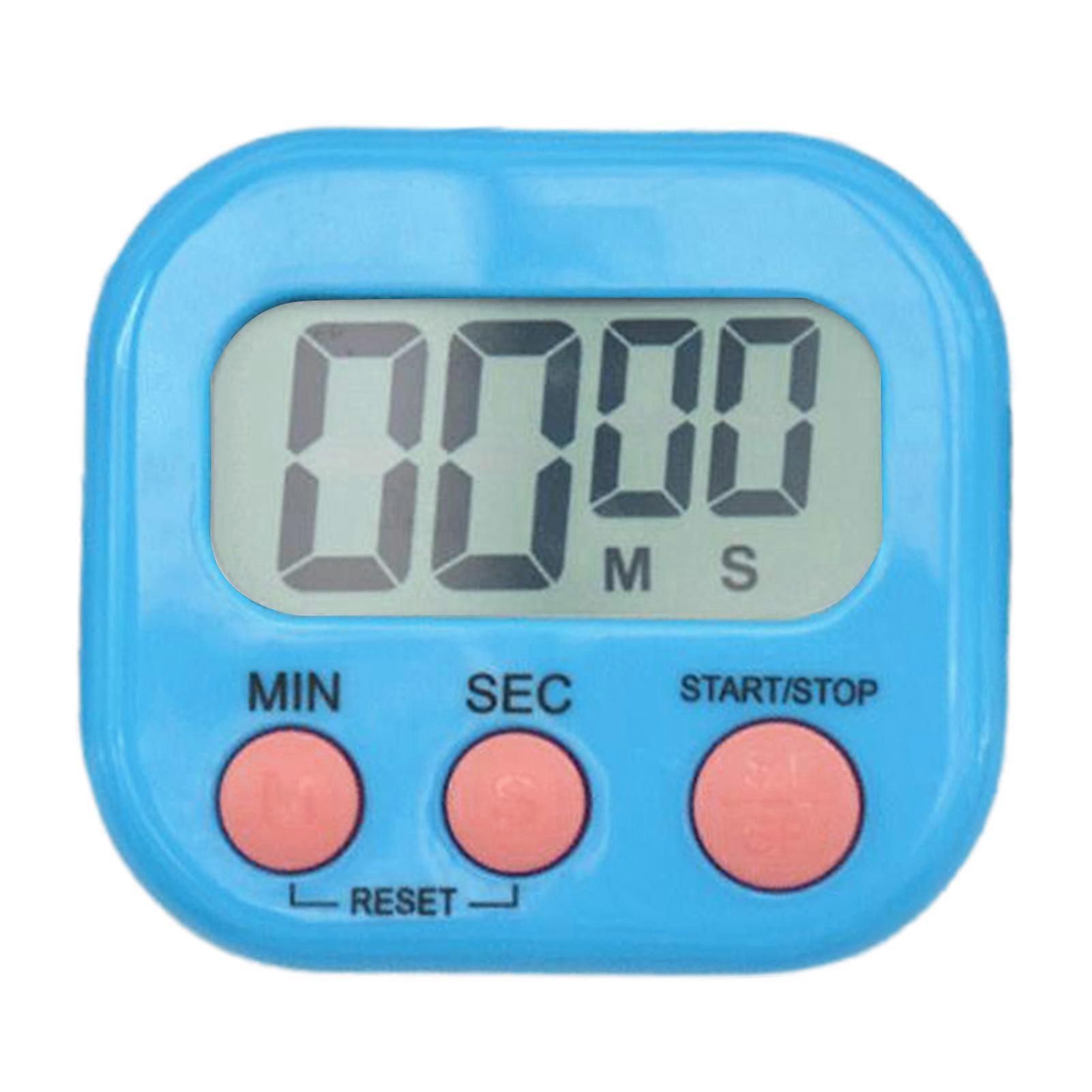 Kitchen Timer Magnetic LCD Digital Countdown Stopwatch Portable with Stand Cooking Baking Sports Alarm Clock Reminder Tools
