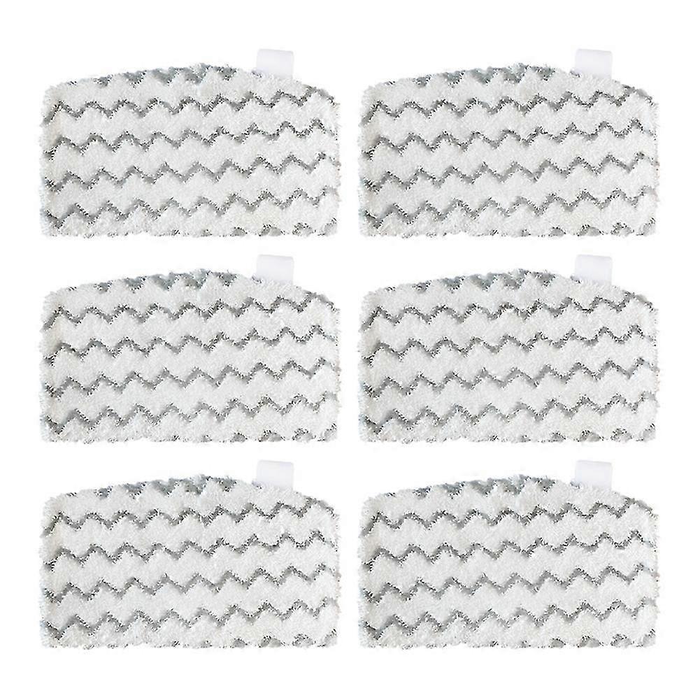 6 Stück für Shark Steam Mop S1000 S1000a S1000c S1000wm S10001C Waschbare und wiederverwendbare Ersatz Mopp